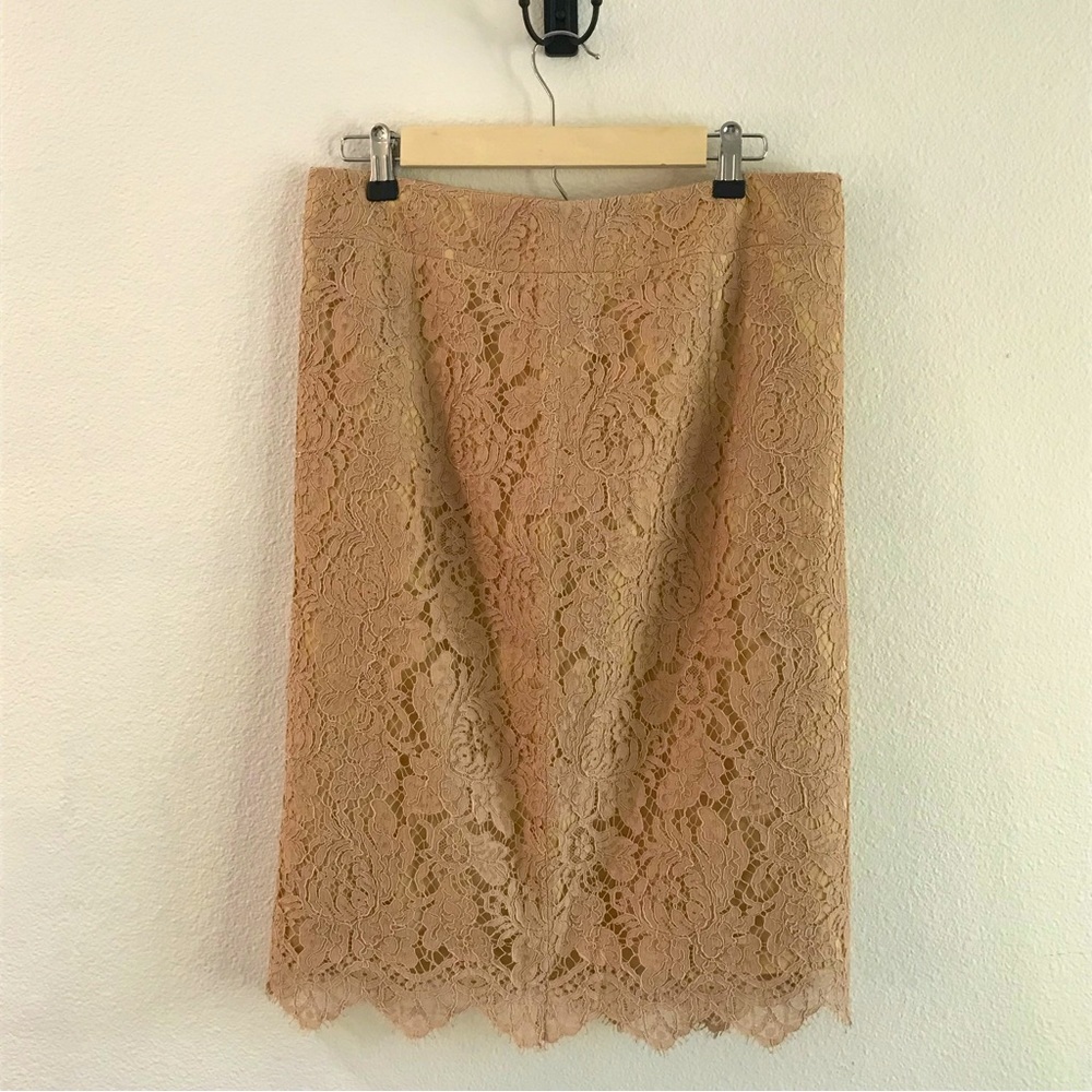 Justicia ruano lace brown skirt NEW